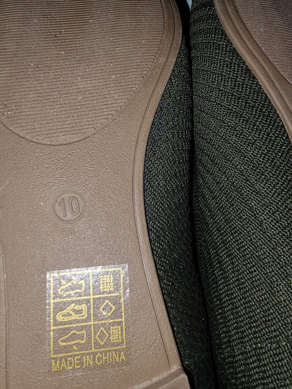 Journee Collection Olive Green Knit Slip-On Flats - Picture 5 of 5